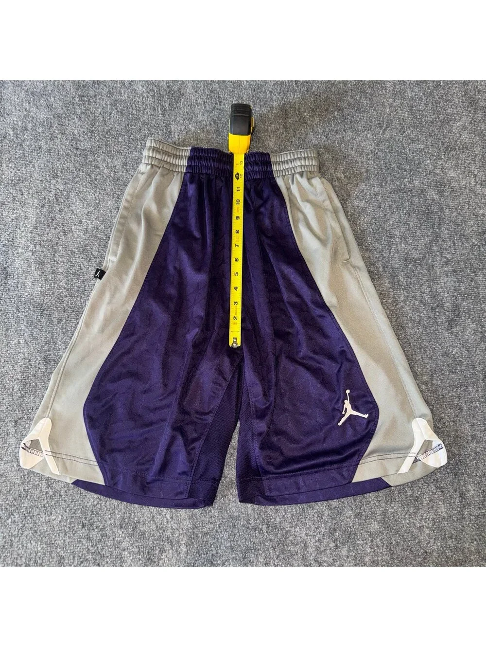 Nike Air Jordan Grail Purple Baggy Hoop Shorts Mens MD Vtg y2k 90s Rare